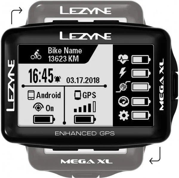 Lezyne Mega XL GPS Computer - Simple Bike Store