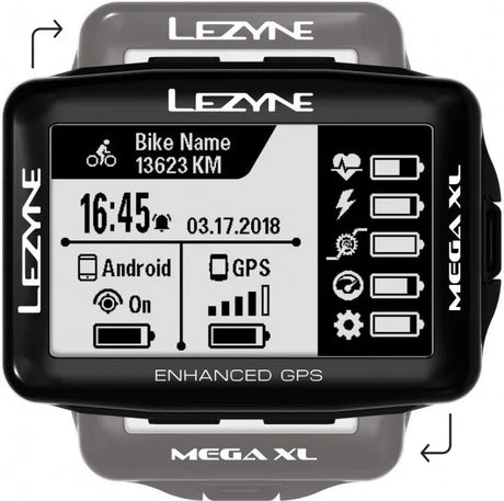 Lezyne Mega XL GPS Computer - Simple Bike Store
