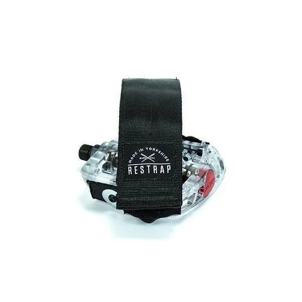 Restrap Diagonal Pedal Straps Black - Simple Bike Store