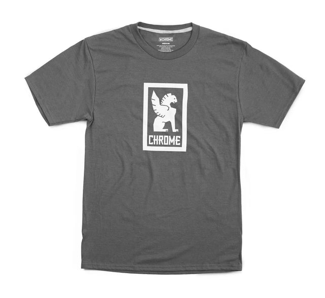 Chrome Industries Vertical Border Logo Teeshirt - Simple Bike Store
