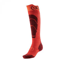 sidas-socks-ski-merino-jr-red-orange