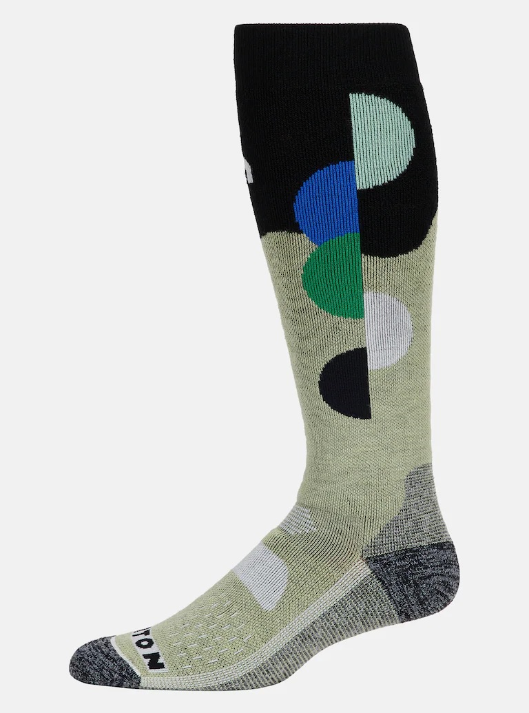 burton-socks-m-performance-mw-black-light-green