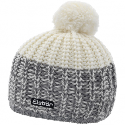 EISBAR Mütze Schneeball Weiß/Grau