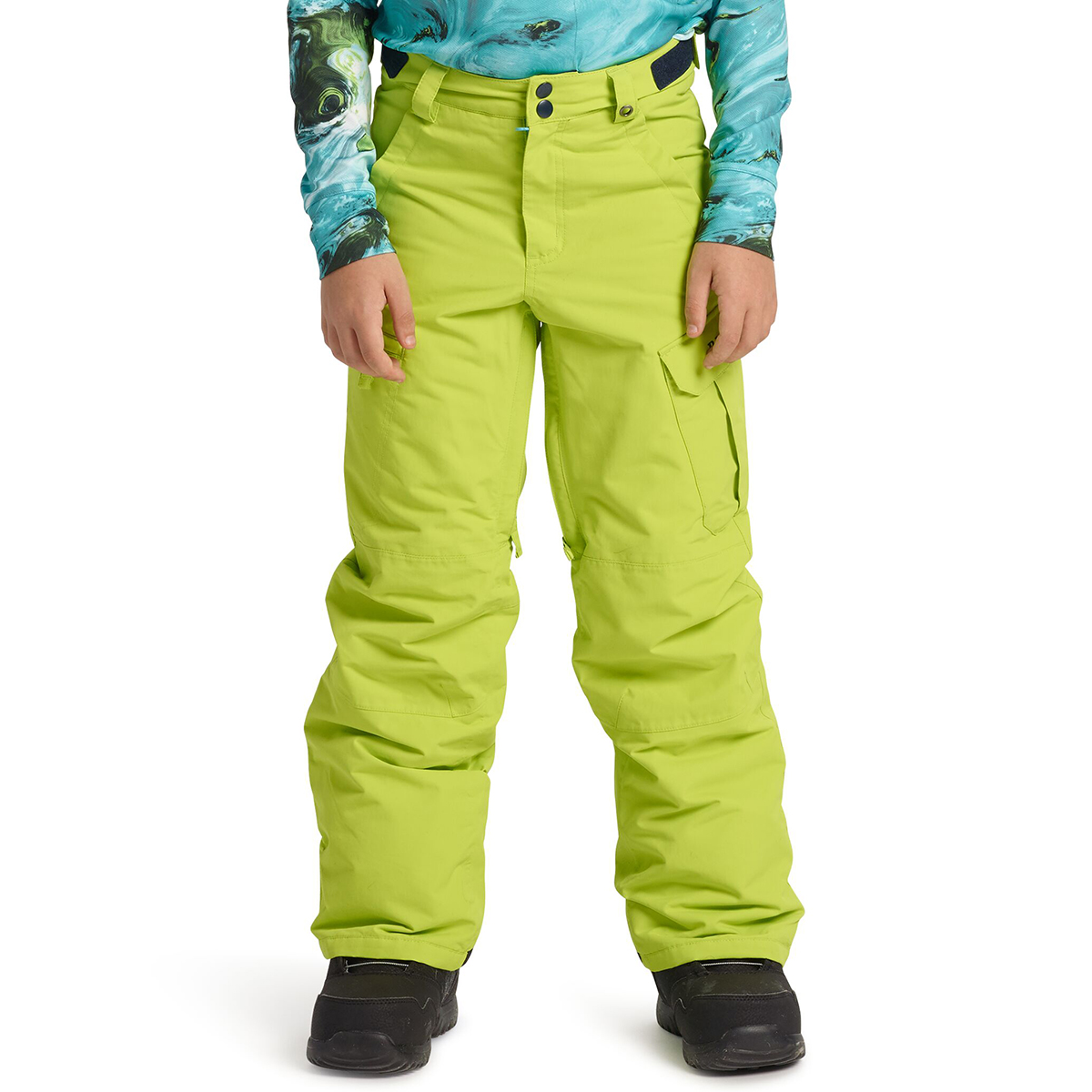 burton-pants-boys-exile-cargo-lime-green