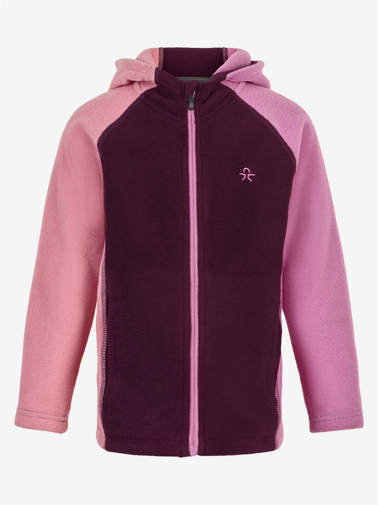 color-kids-jacket-with-hood-fleece-jkt-pink-purple