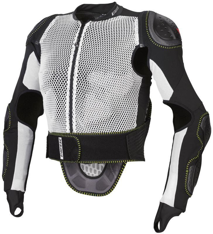 DAINESE Armored Jacket ActIon Full Pro White/Black M