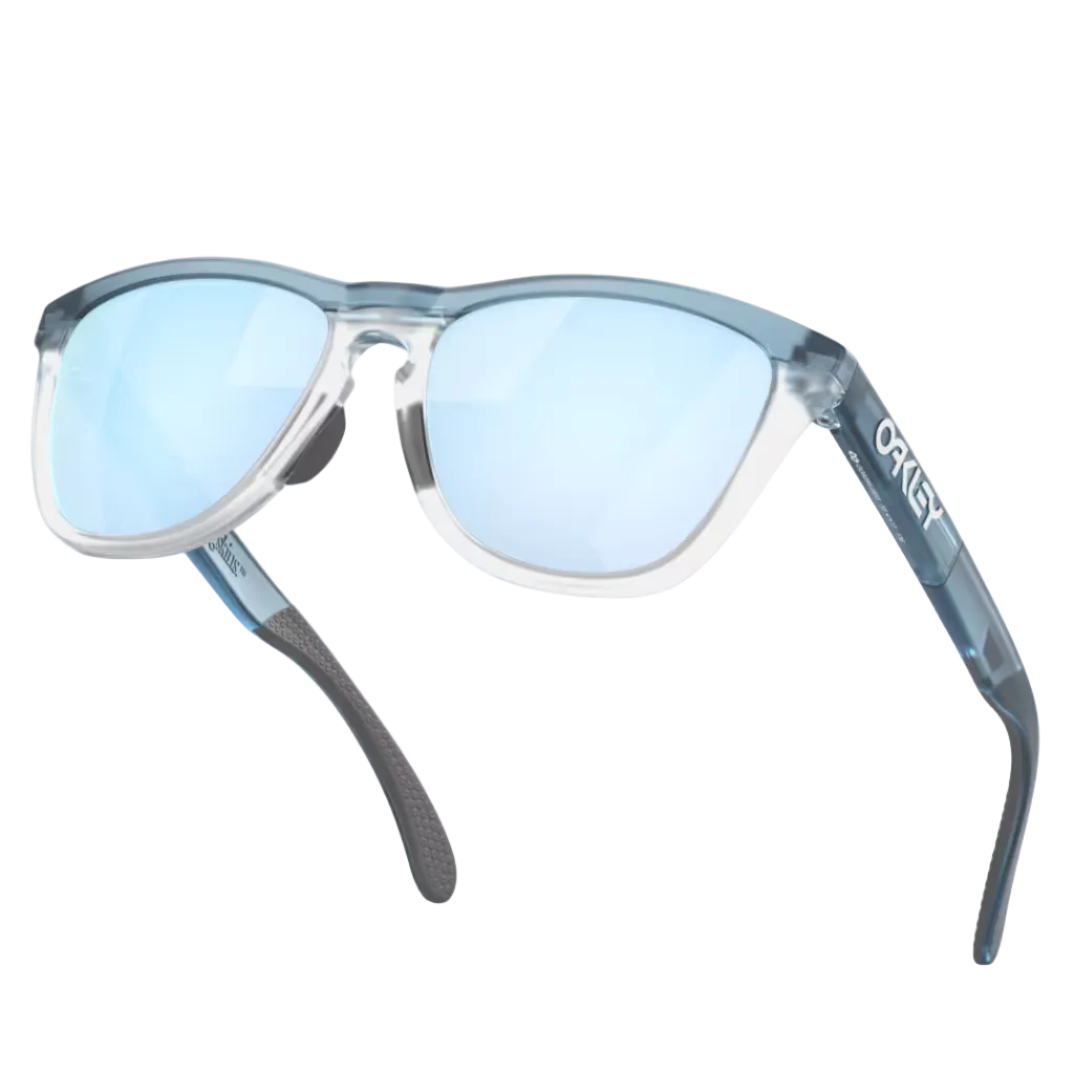 OAKLEY sunglasses Frogskins Range trans stonewash clear w/prizm deep water polar