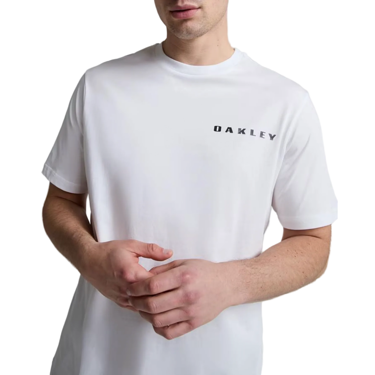 OAKLEY T-shirt Ellipse Bark Metal Tee white