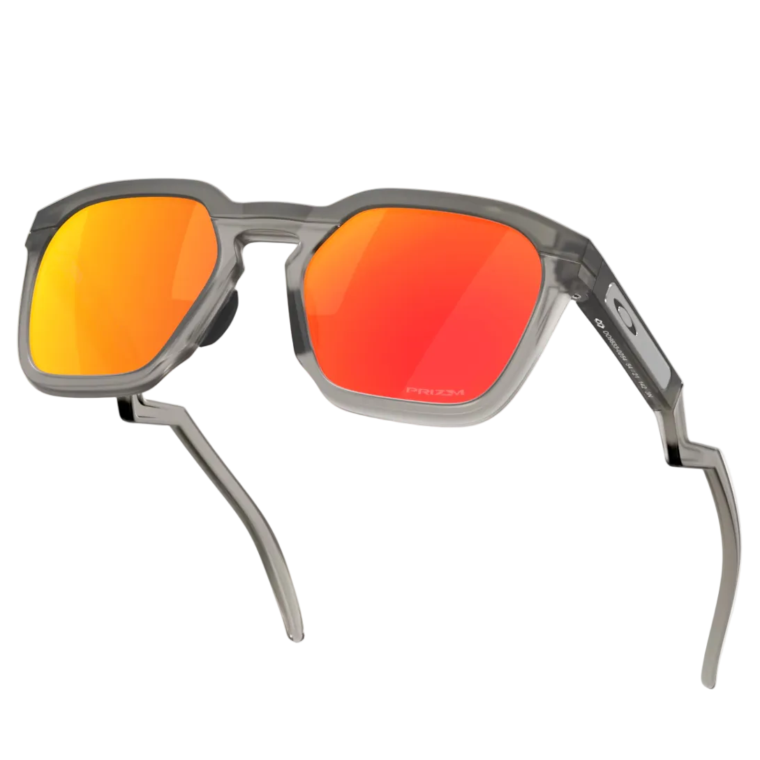 OAKLEY sunglasses HSTN SQ matt gery smoke w/prizm ruby
