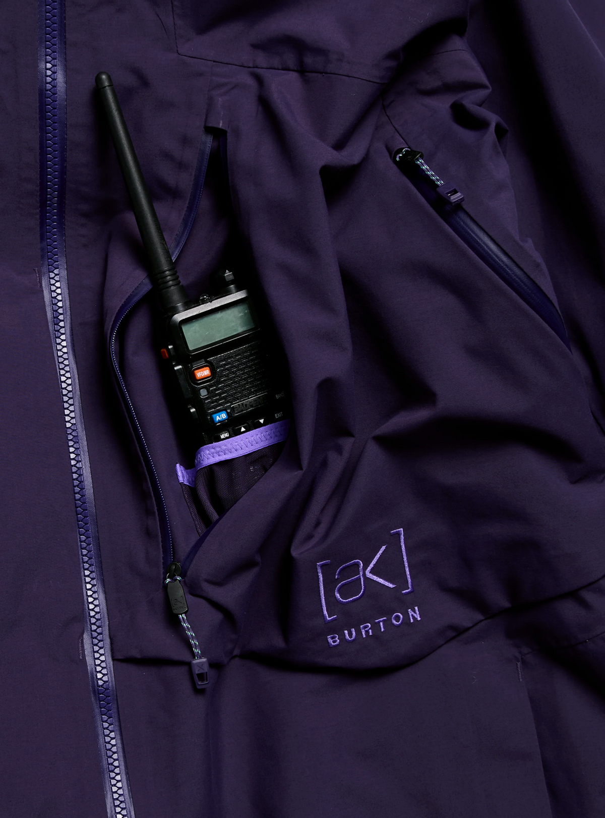 BURTON jacket M AK Gore Cyclic nightshade purple