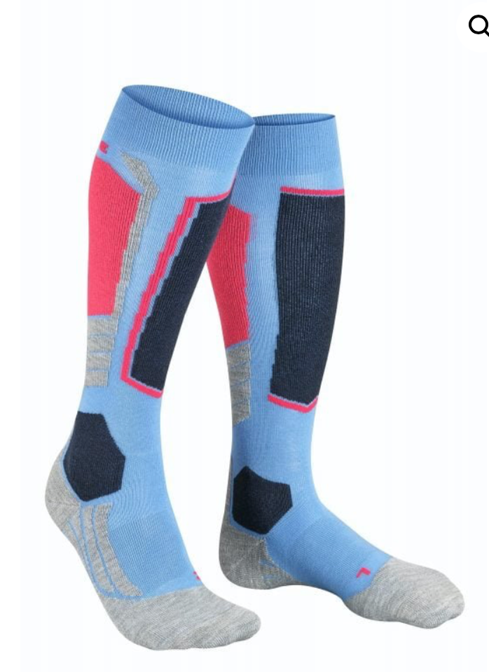 FALKE SK2 Damen hellblau/rosa