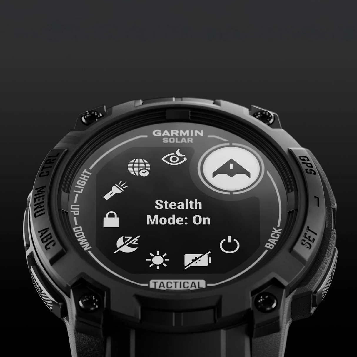 GARMIN Instinct 3 Tactical Solar 45mm black
