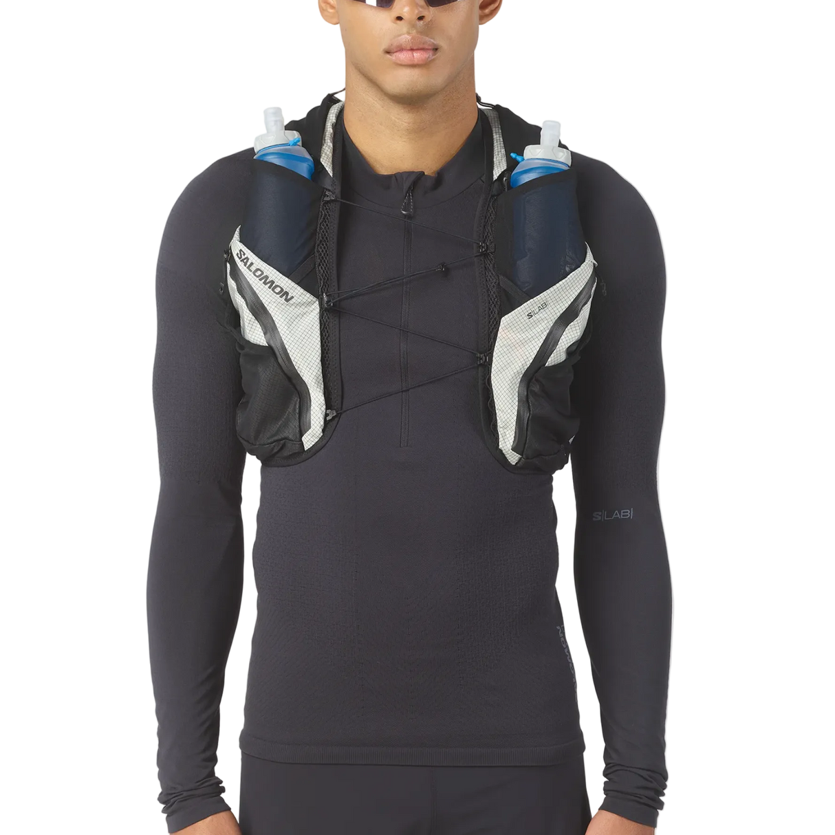 SALOMON vest with hydration S/Lab Adventure 20 Set black/white
