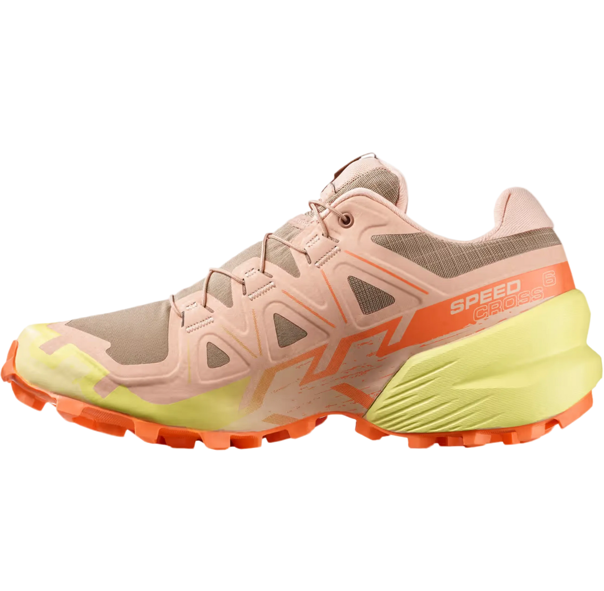 SALOMON shoes Speedcross 6 W burro/sunny lime/almond cream