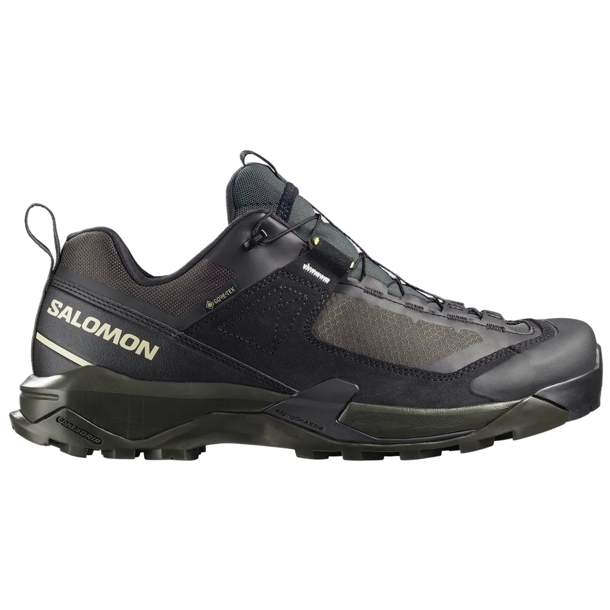 SALOMON shoes X Ultra Alpine GTX black/peat/aspargus green