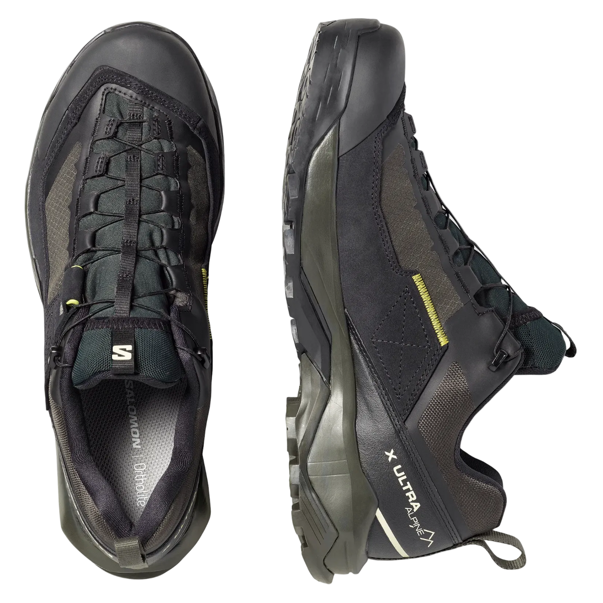 SALOMON shoes X Ultra Alpine GTX black/peat/aspargus green