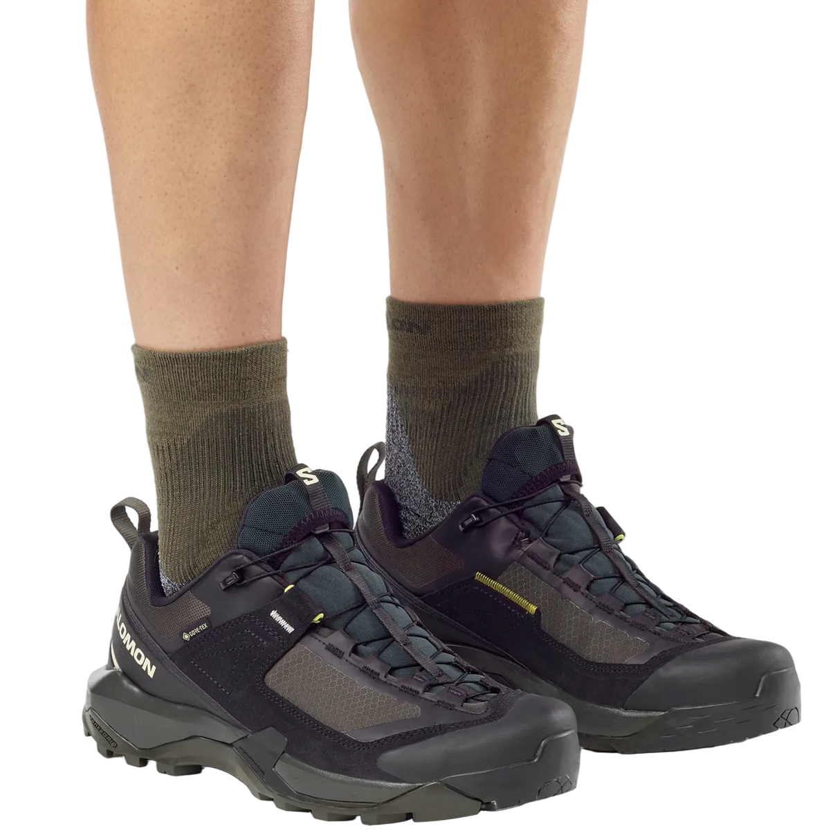 SALOMON shoes X Ultra Alpine GTX black/peat/aspargus green