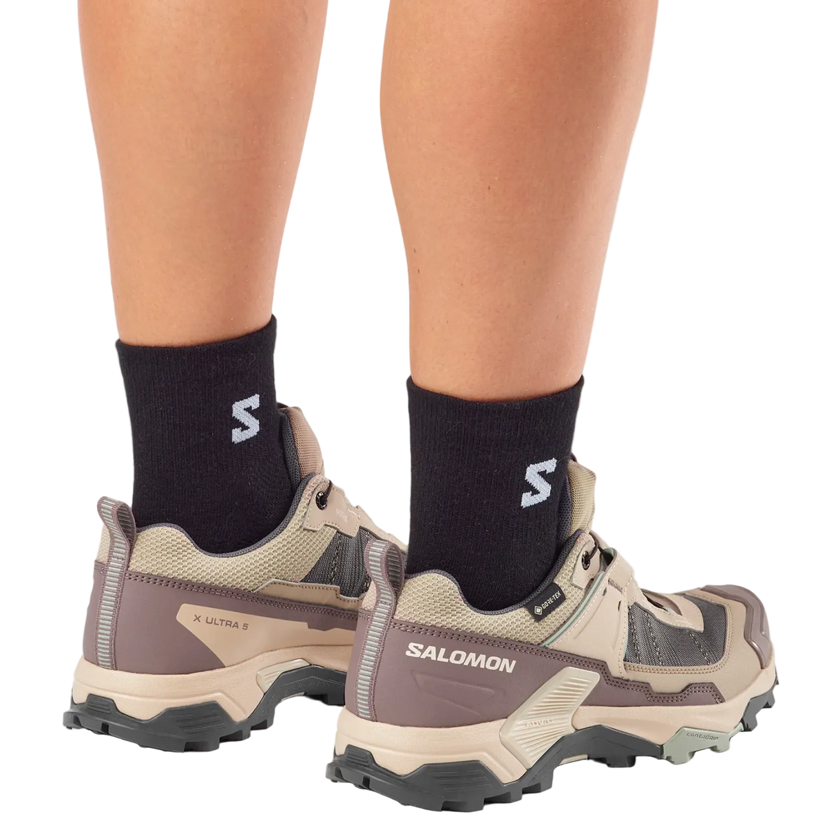 SALOMON shoes X Ultra 5 GTX W desert tan/white pepper/green milieu