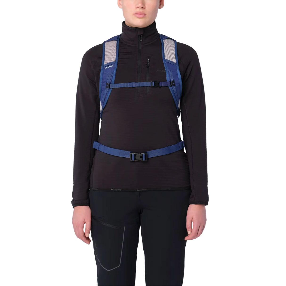 SALOMON backpack Trailblazer 10 mazarine blue/ghost grey