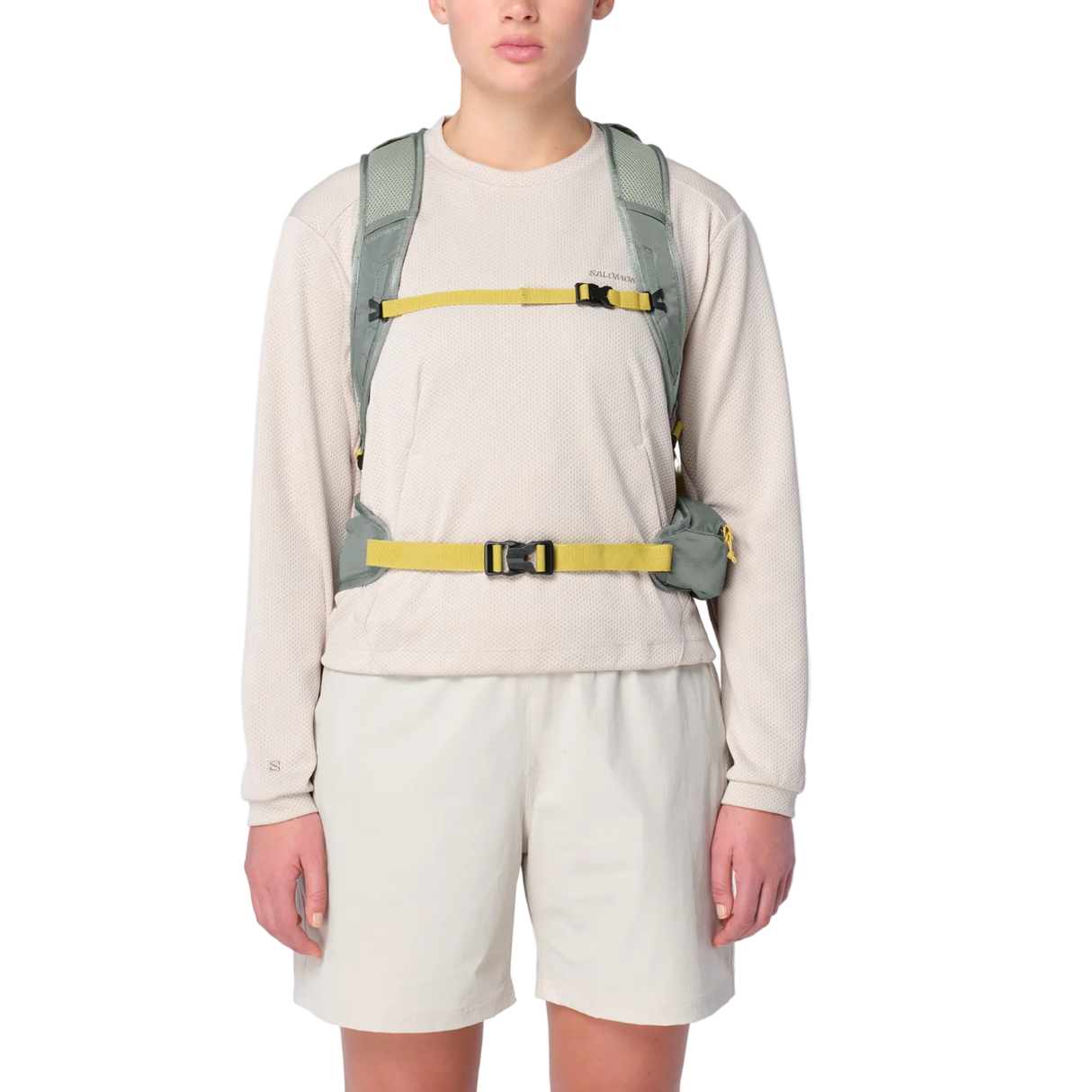 SALOMON backpack Trailblazer 20 sedona sage/seagrass/cress grey