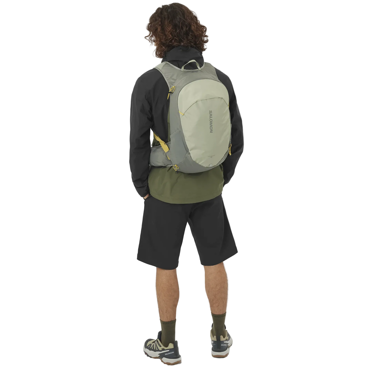 SALOMON backpack Trailblazer 20 sedona sage/seagrass/cress grey