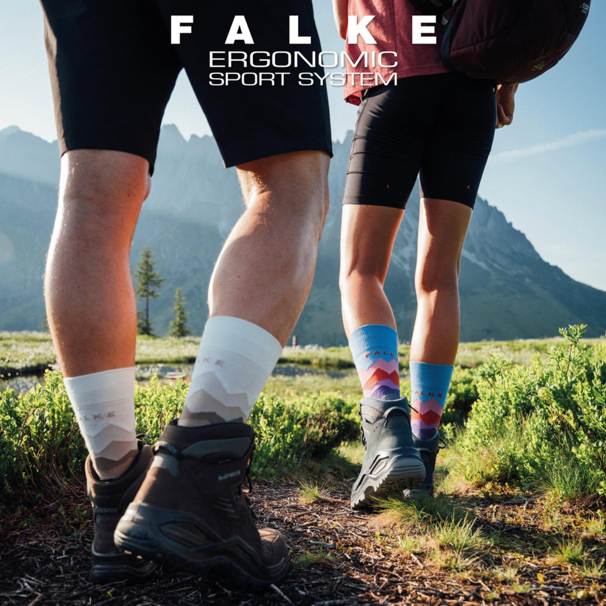 FALKE socks TK2 Explore space blue/pink