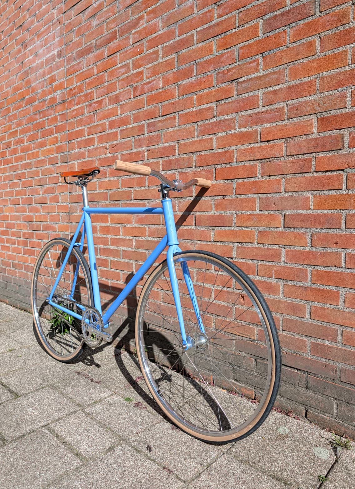 Custom built fixie with Focale 44 Noble frame set