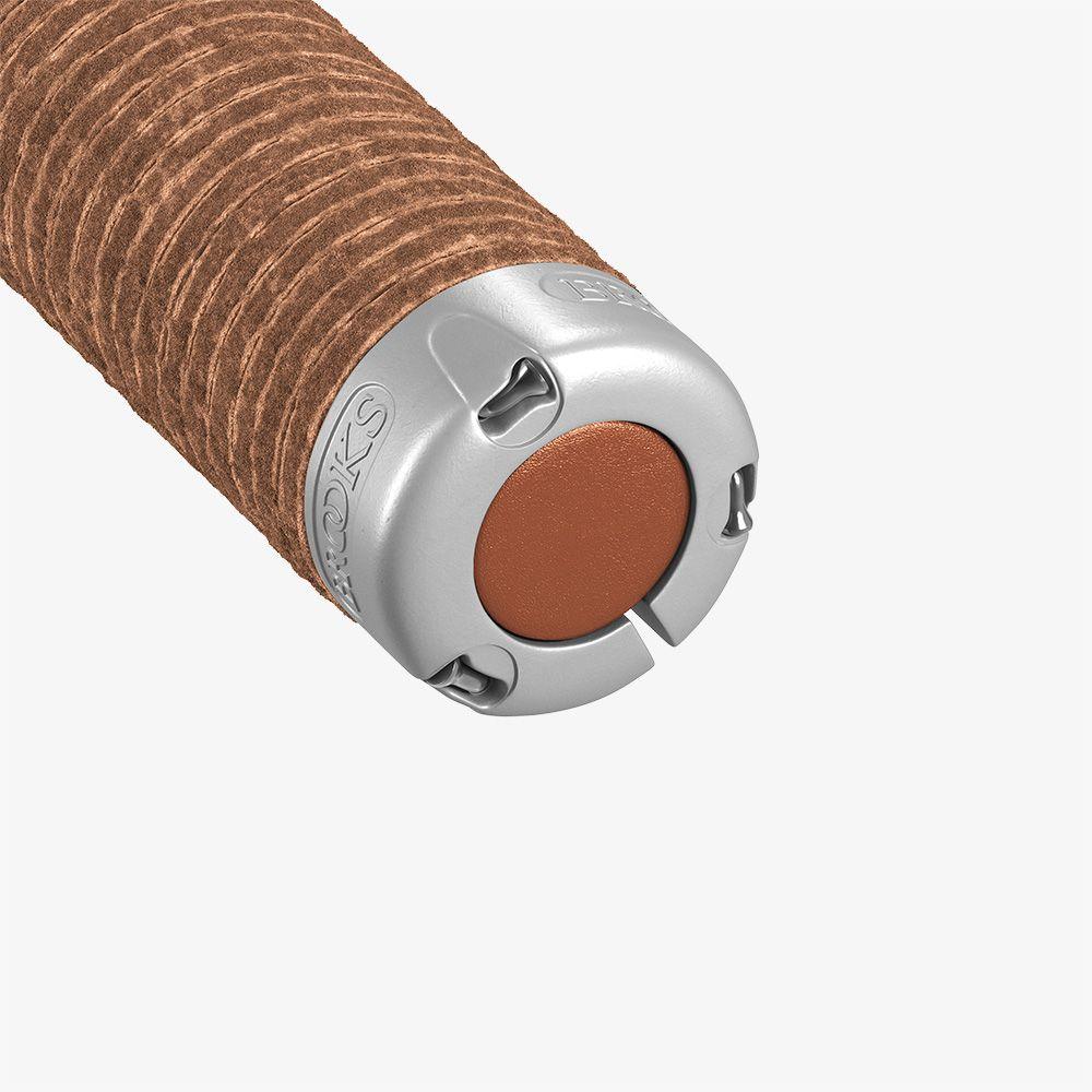Brooks Plump Leather Grips - Simple Bike Store