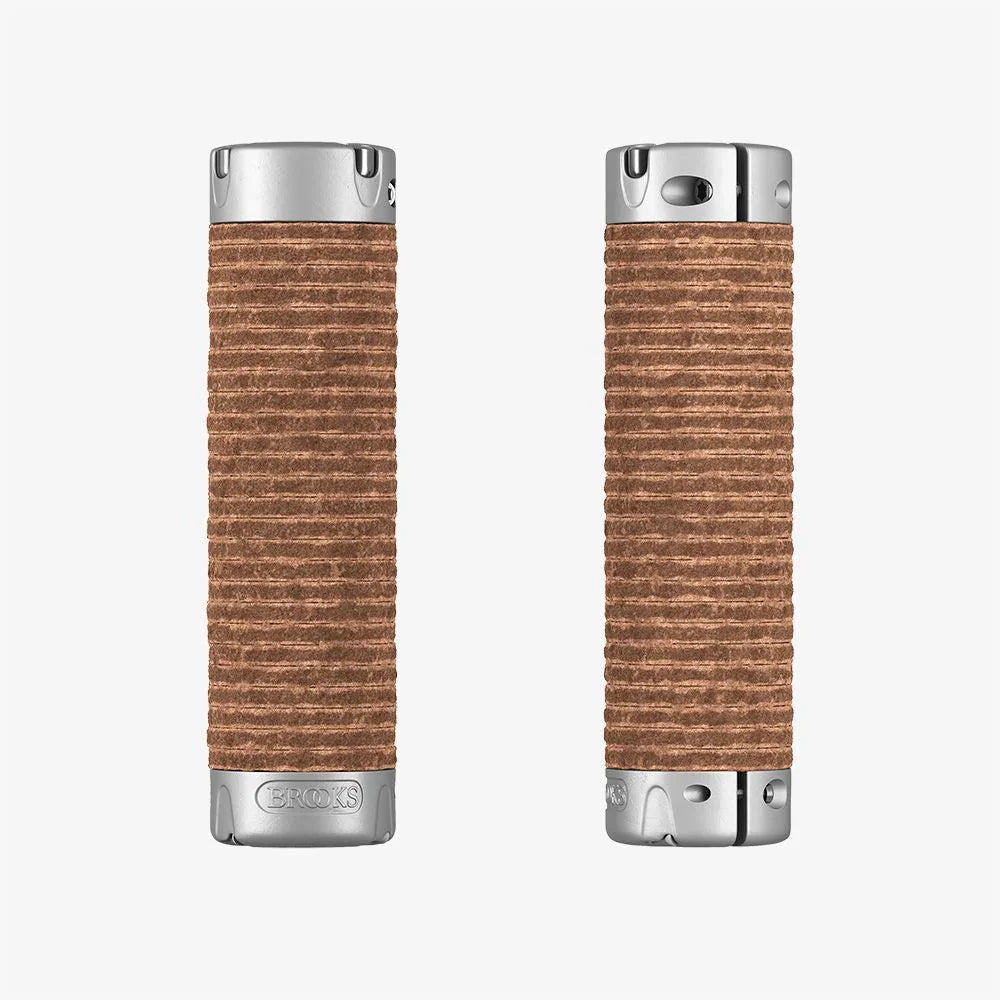 Brooks Plump Leather Grips - Simple Bike Store