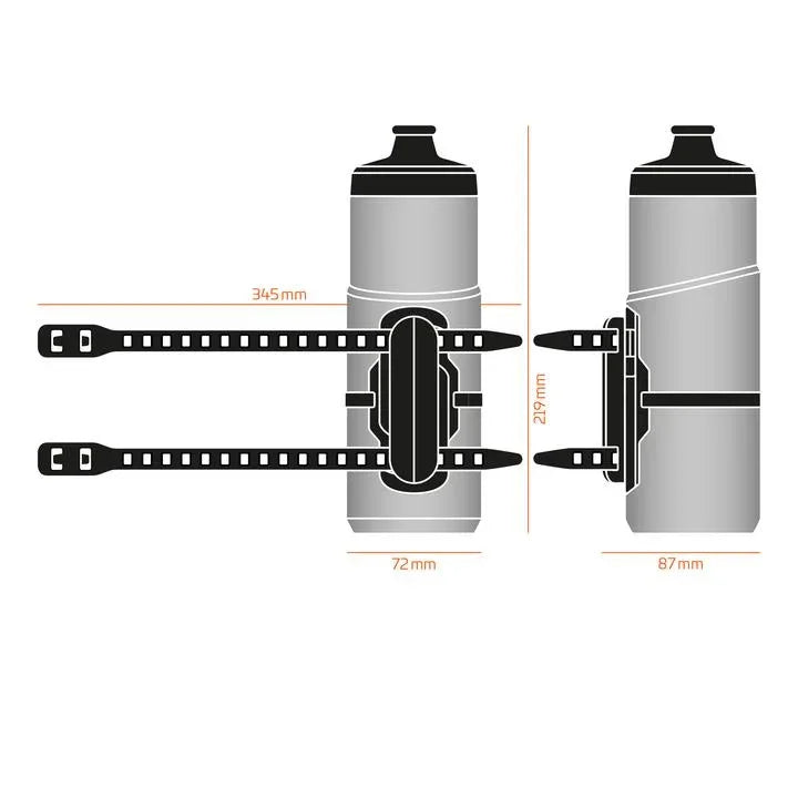 Fidlock Twist Bottle 600 with FL logo incl. Twist Uni Base Mount - Simple Bike Store