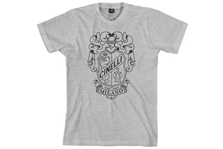 Cinelli Crest Grey T-Shirt - Simple Bike Store