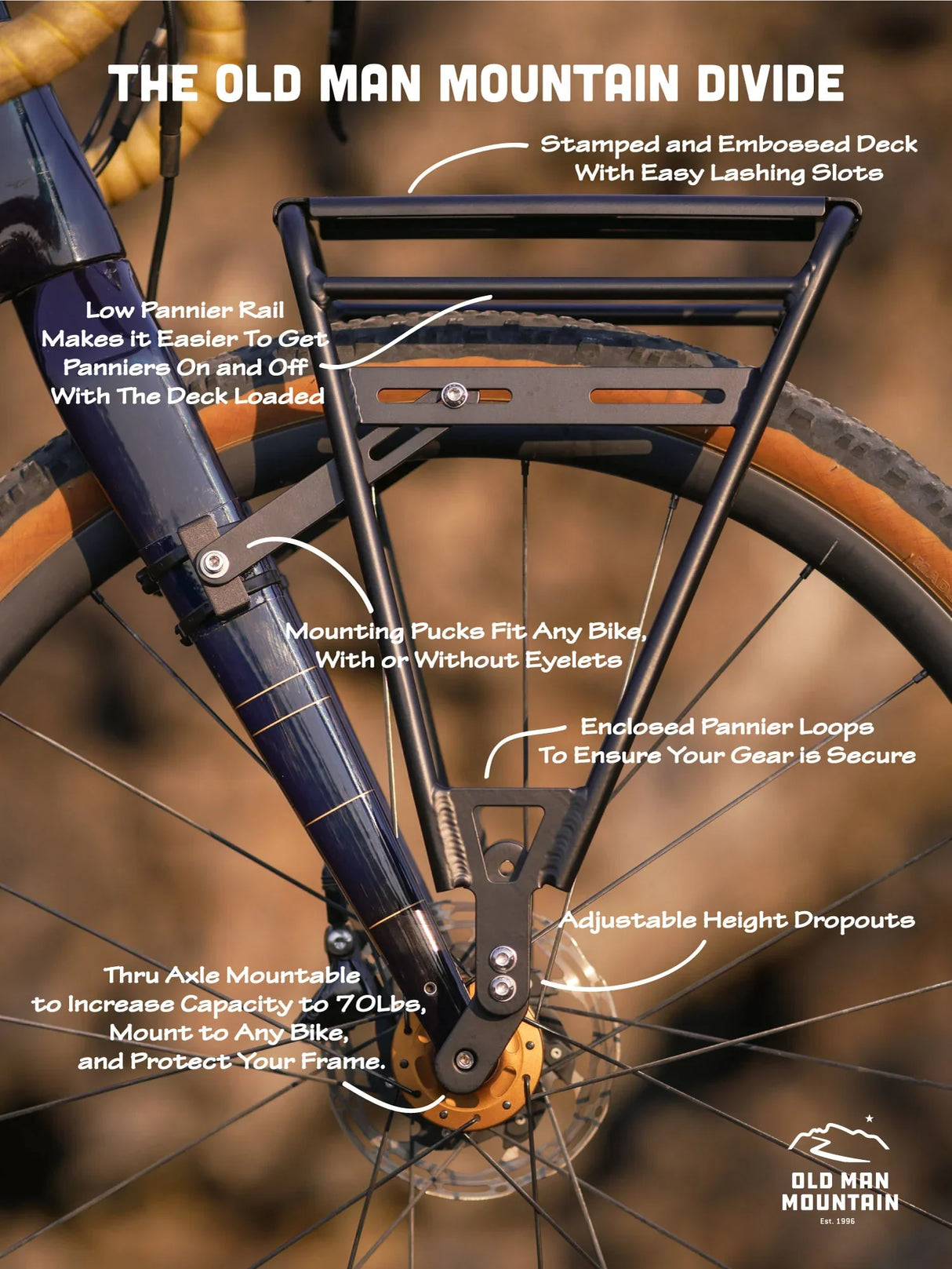Old Man Mountain Divide Rack - Simple Bike Store