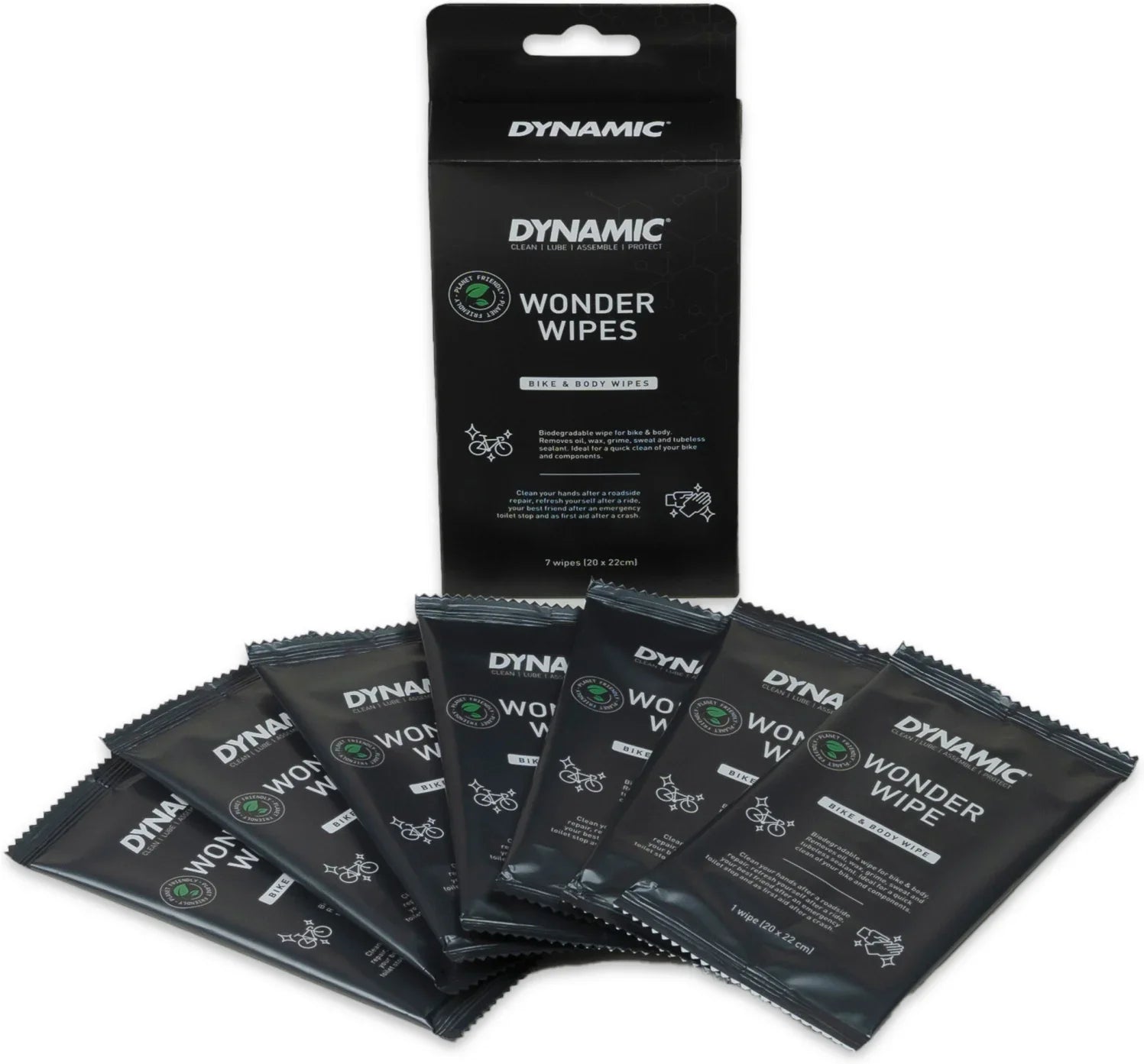 Dynamic Wonder Wipes 7pcs - Simple Bike Store