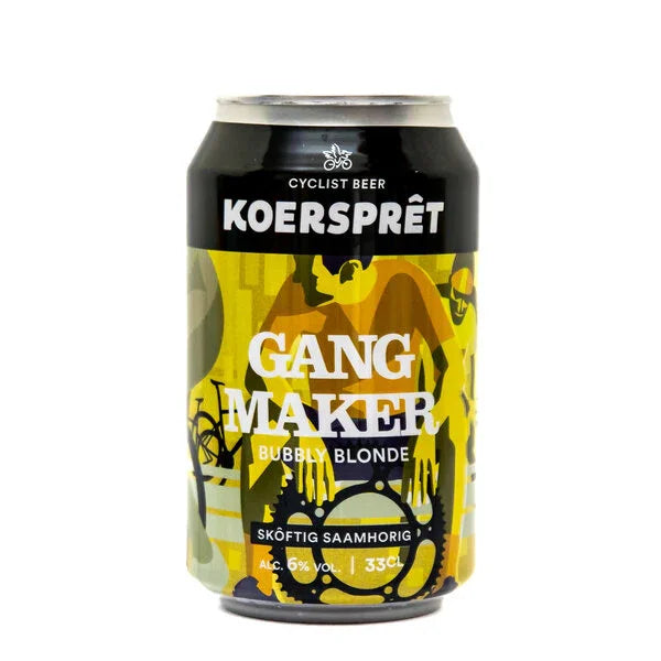 Koerspret Gangmaker Blond Bier - 6% - 330ml - Simple Bike Store