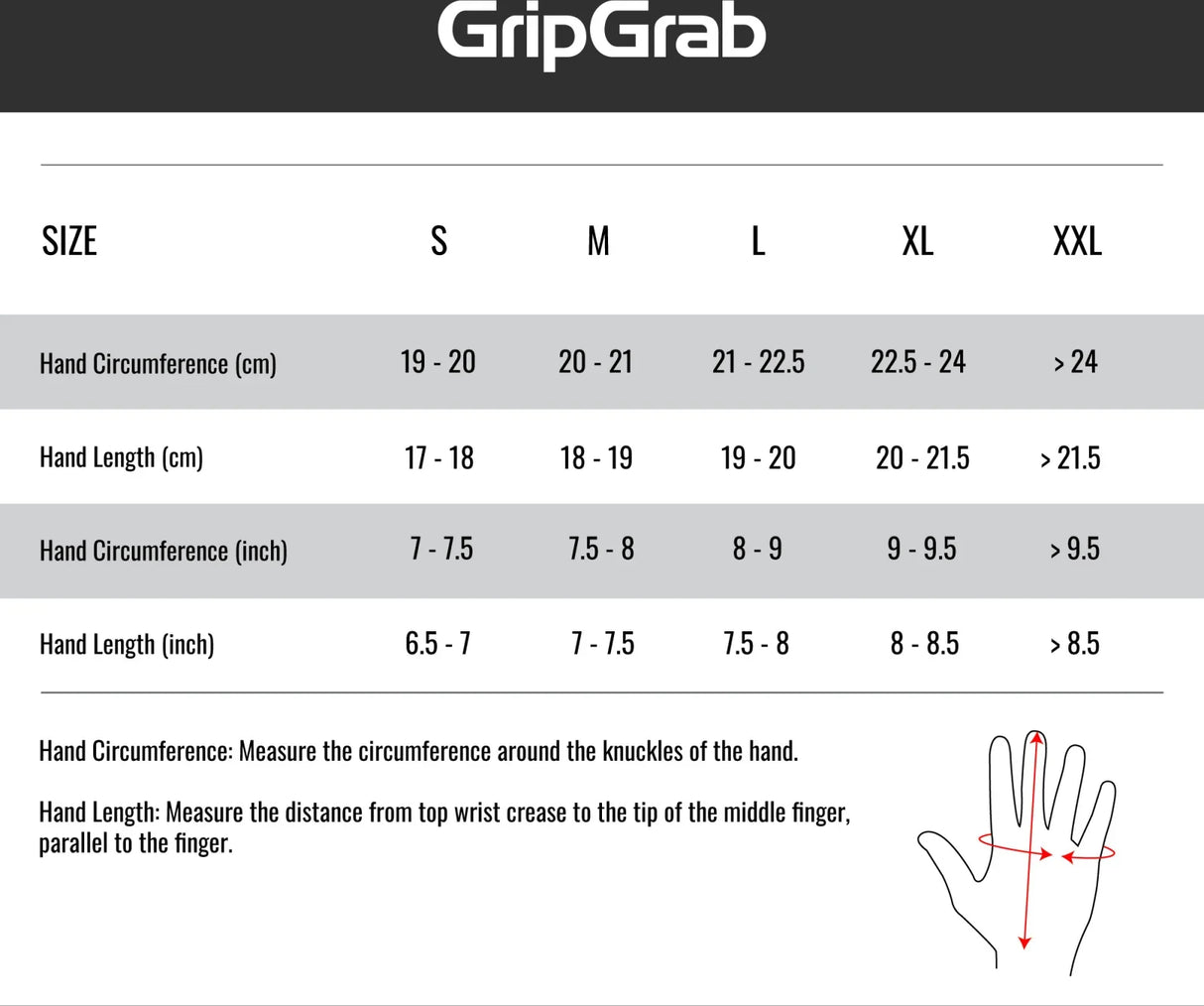 GripGrab Aerolite InsideGripT Full Finger Summer Gloves - Simple Bike Store