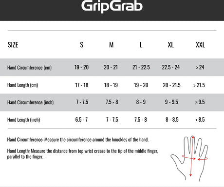 GripGrab Aerolite InsideGripT Full Finger Summer Gloves - Simple Bike Store