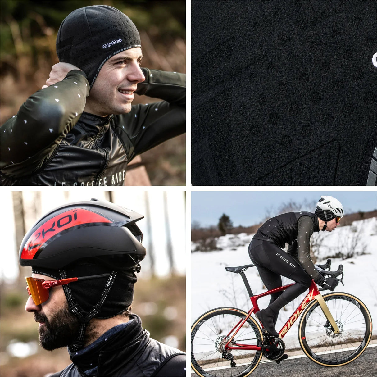 GripGrab Aviator Windproof Deep Winter Skull Cap - Simple Bike Store