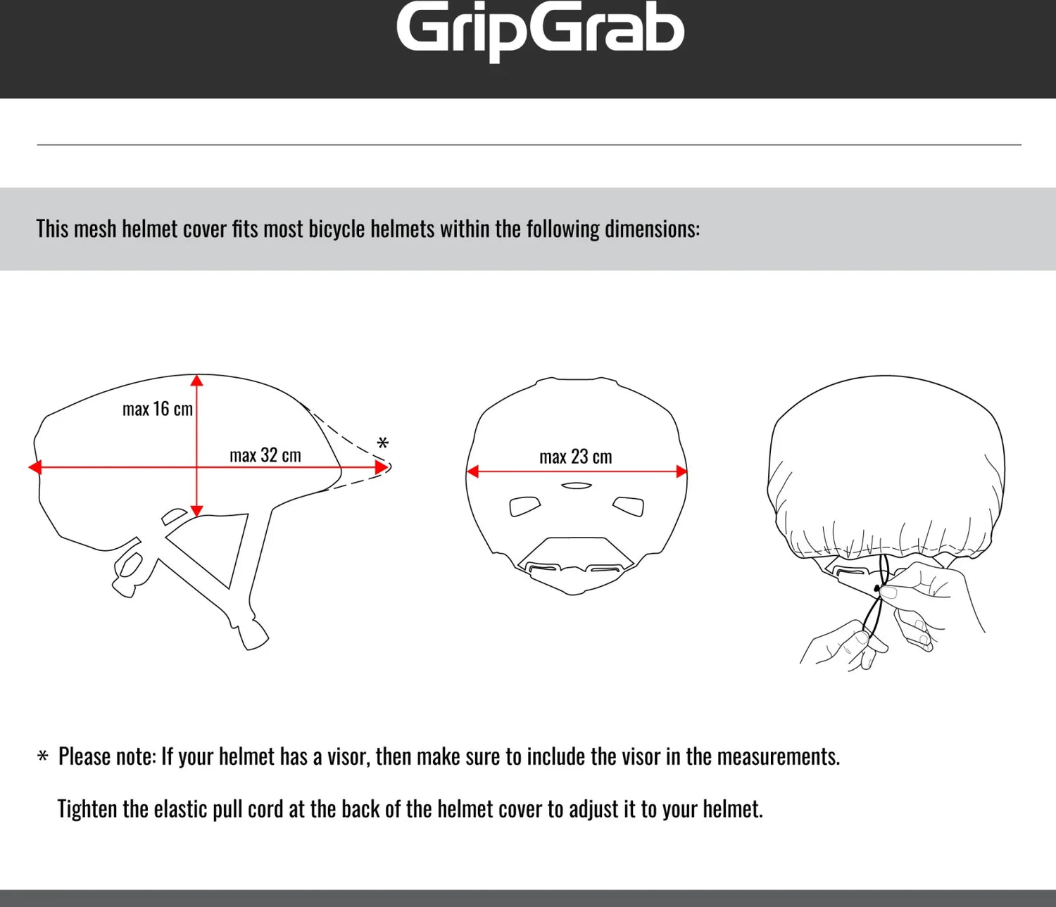 GripGrab BugShield Helmet Cover - Simple Bike Store