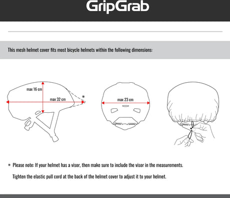 GripGrab BugShield Helmet Cover - Simple Bike Store