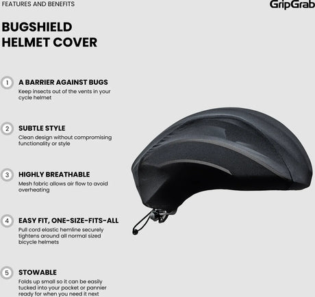 GripGrab BugShield Helmet Cover - Simple Bike Store
