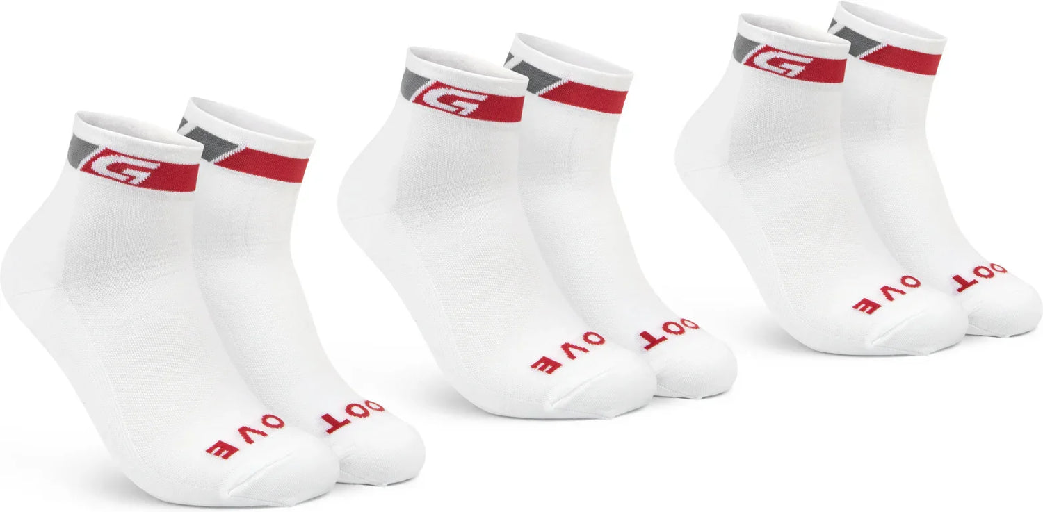 GripGrab Classic Low Cut Summer Socks 3-Pack - Simple Bike Store