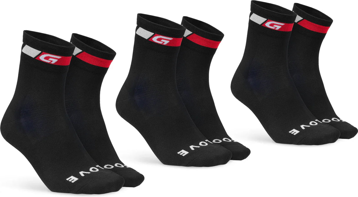 GripGrab Classic Regular Cut Summer Socks 3-Pack - Simple Bike Store