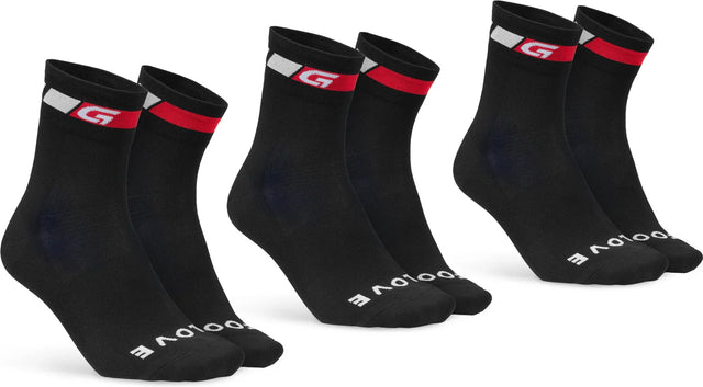 GripGrab Classic Regular Cut Summer Socks 3-Pack - Simple Bike Store