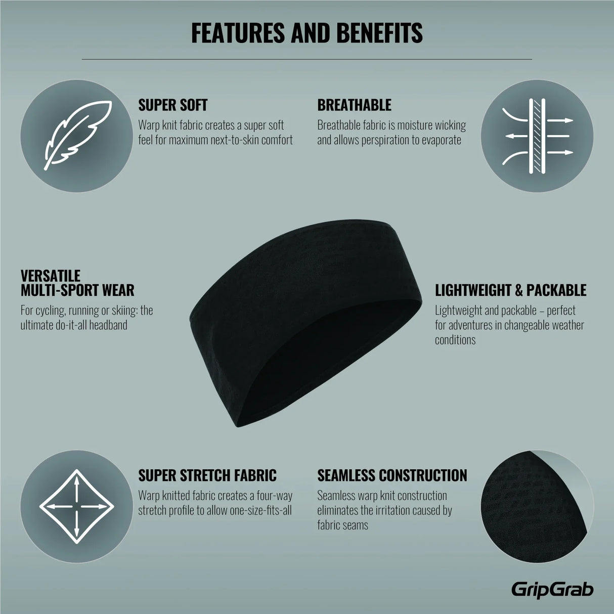 GripGrab Freedom Warp Knitted Seamless Beanie - Simple Bike Store