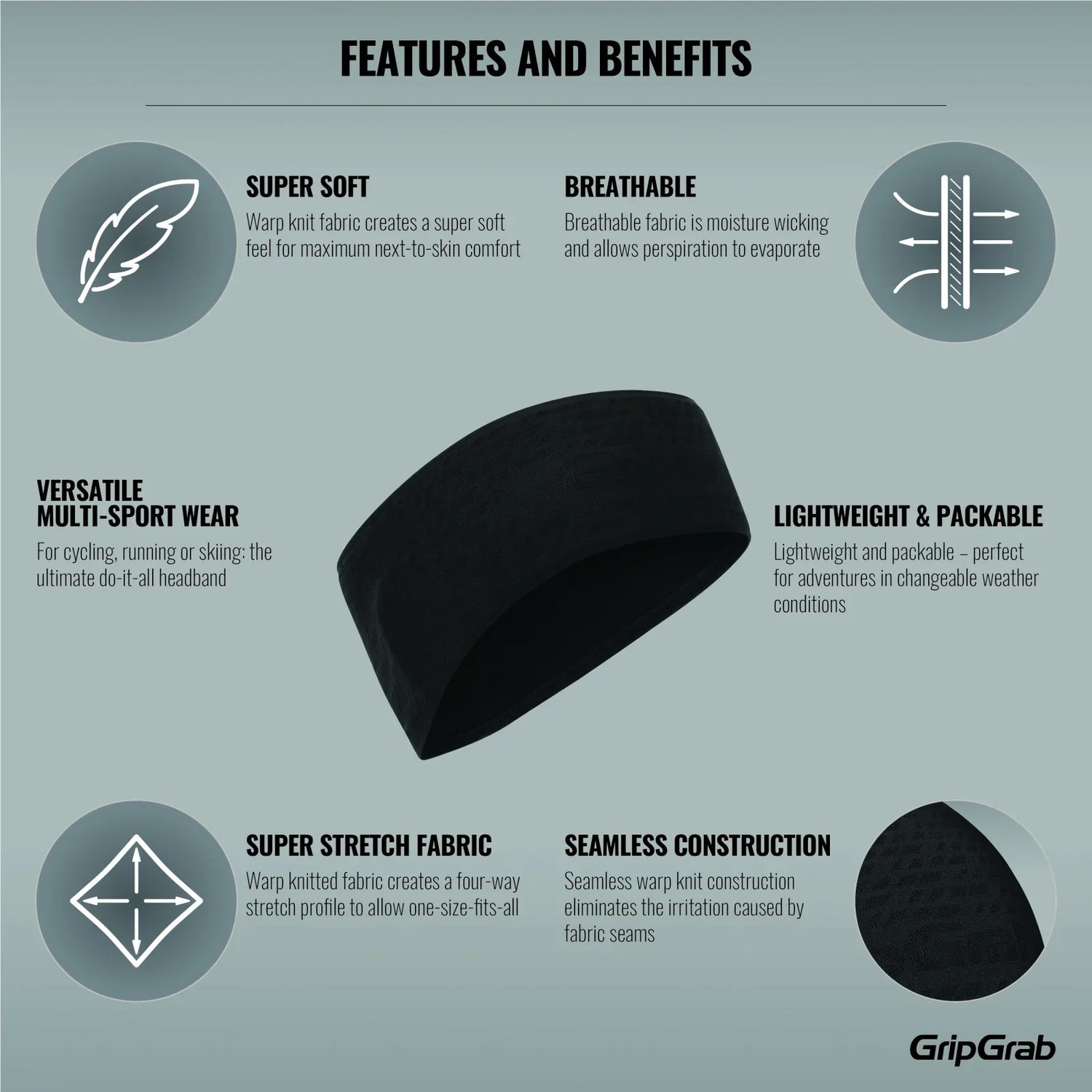 GripGrab Freedom Warp Knitted Seamless Beanie - Simple Bike Store
