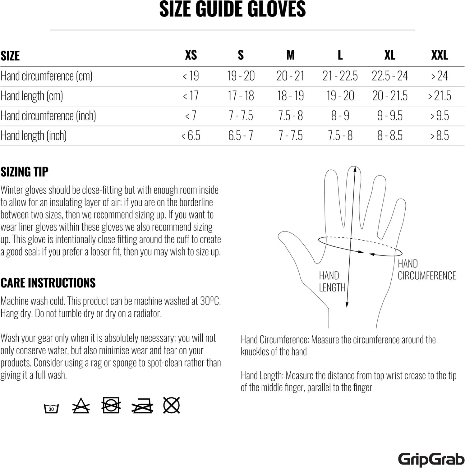 GripGrab Hurricane 2 Windproof Spring-Autumn Gloves - Simple Bike Store