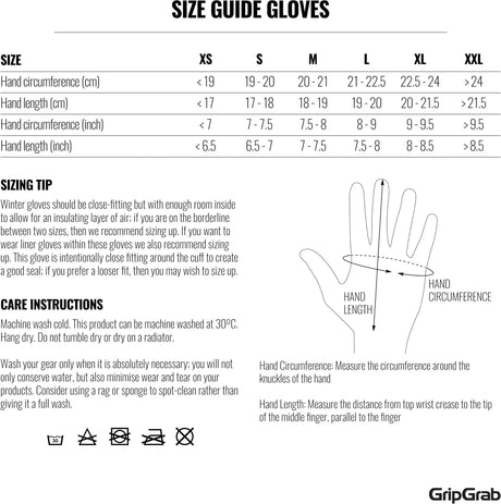 GripGrab Hurricane 2 Windproof Spring-Autumn Gloves - Simple Bike Store