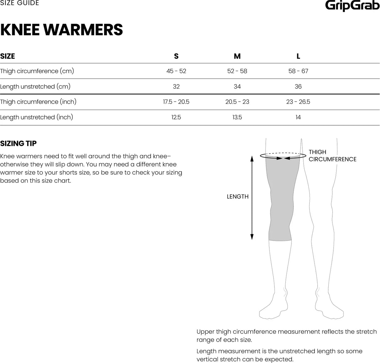 GripGrab PACR Thermal Knee Warmers - Simple Bike Store