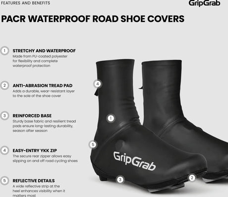 GripGrab Waterproof Road Shoe Covers - Simple Bike Store