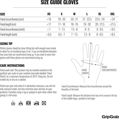 GripGrab Polaris 2 Waterproof Winter Gloves - Simple Bike Store